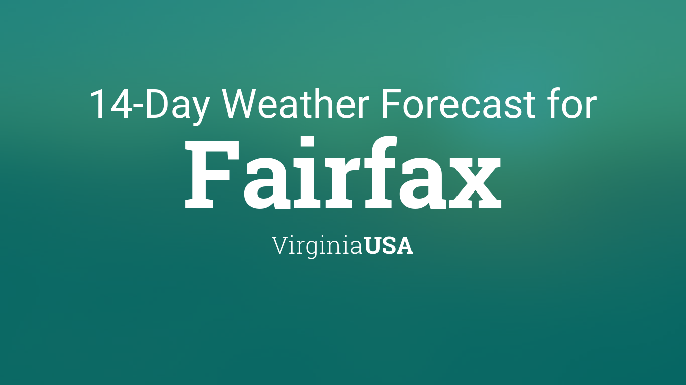 10 day weather fairfax va