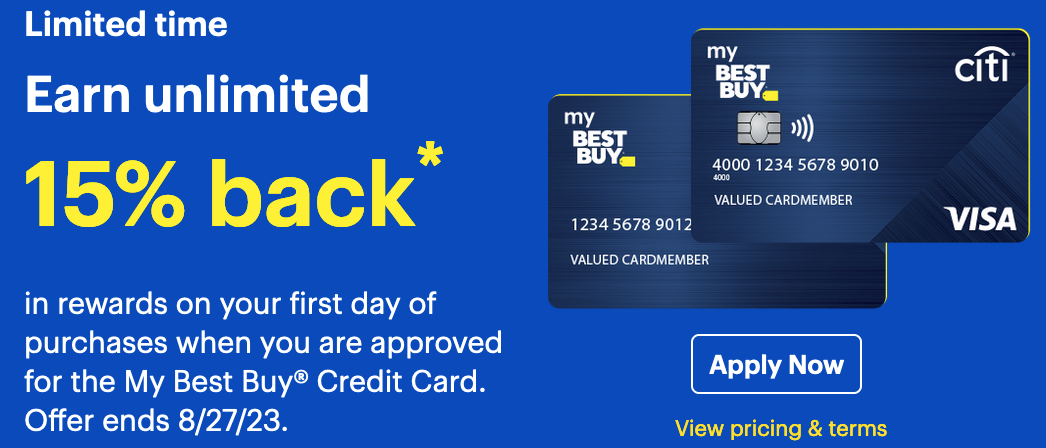 my best buy visa card citibank