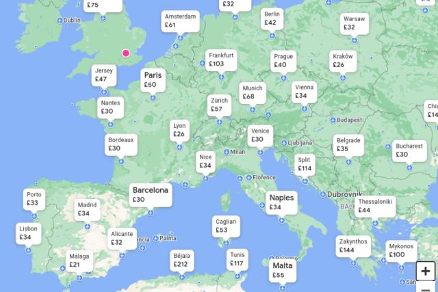 google flights uk