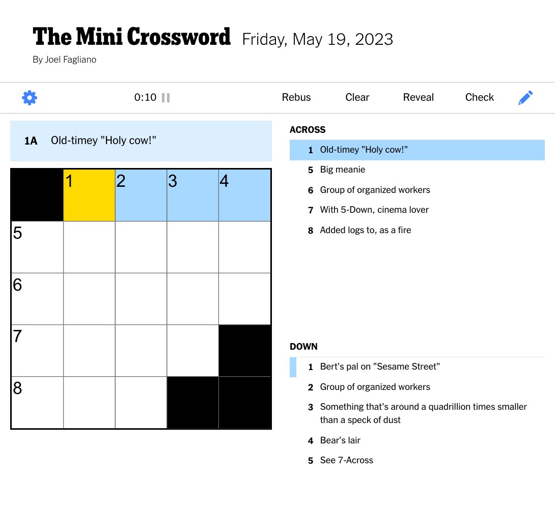 group of organized workers crossword