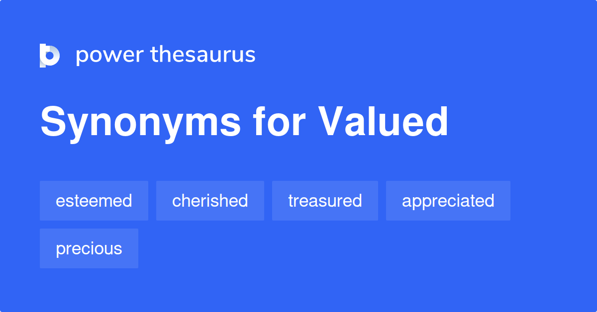 synonym valued