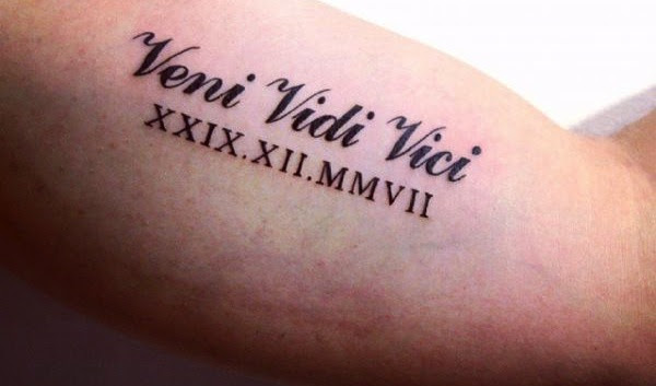 veni vidi vici tattoo