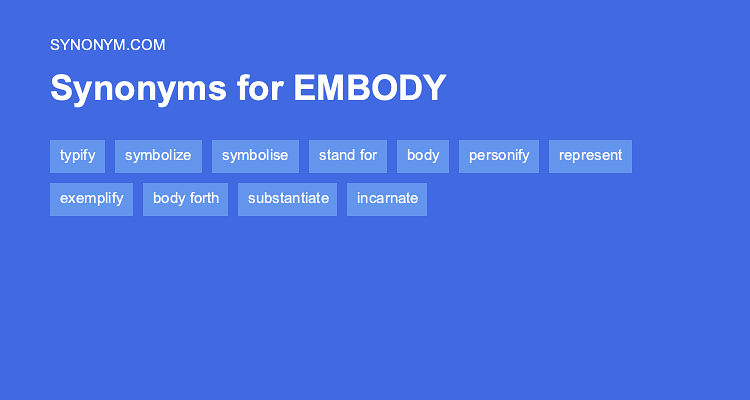 embody synonym