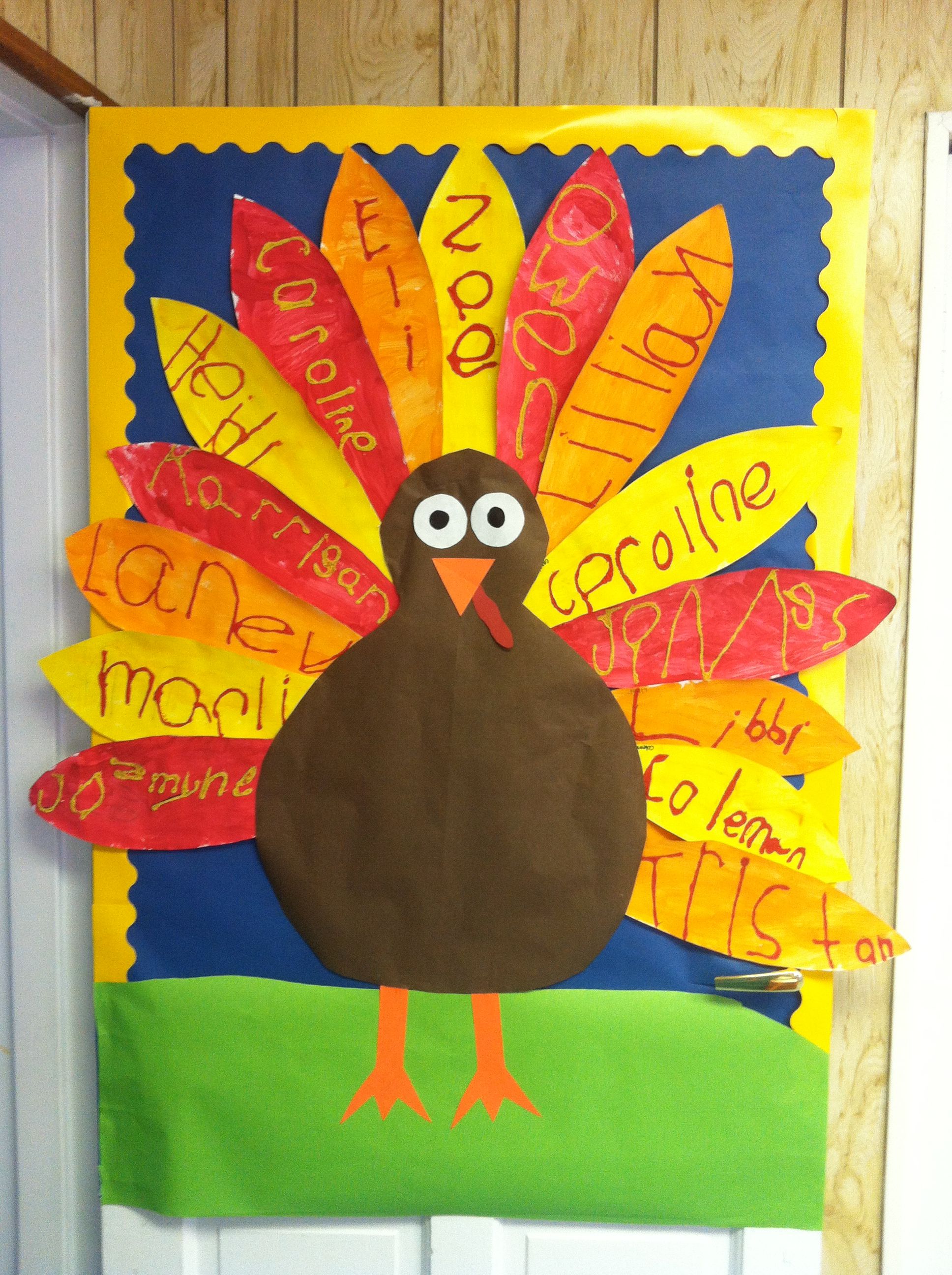 thanksgiving door preschool