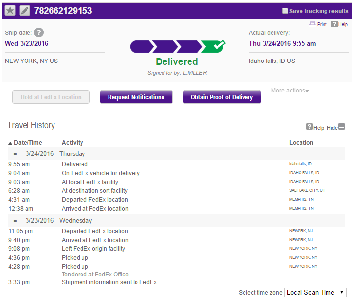 fedex tracking u.s