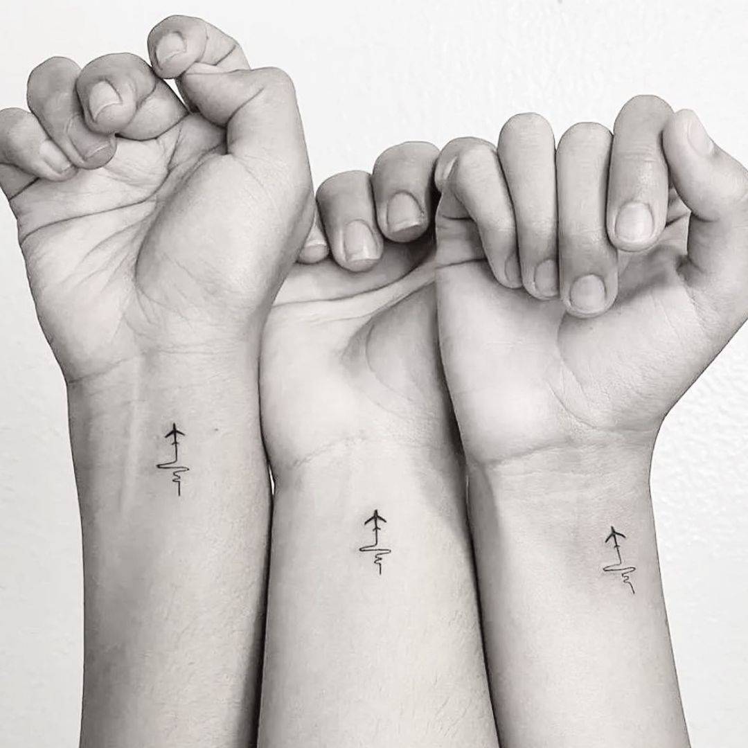 tatuajes de tres hermanos