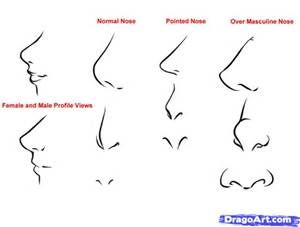 how to draw a nose anime