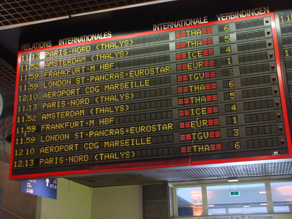 brussels midi station arrivals