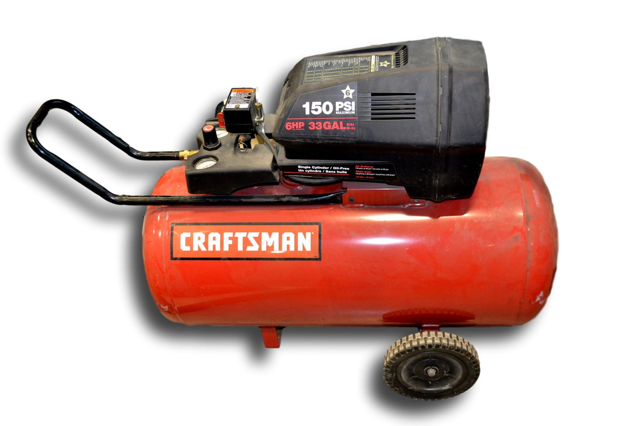 craftsman air compressor 33 gallon