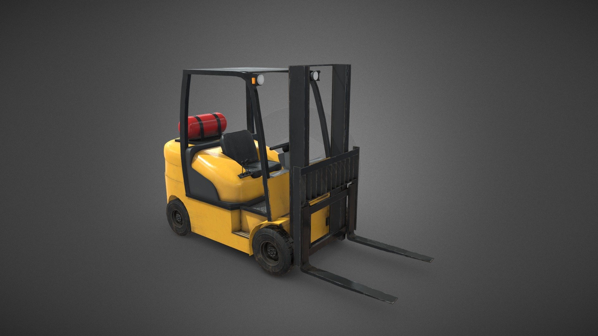 forklift 3d model free