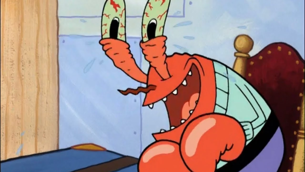 spongebob mr krabs laugh