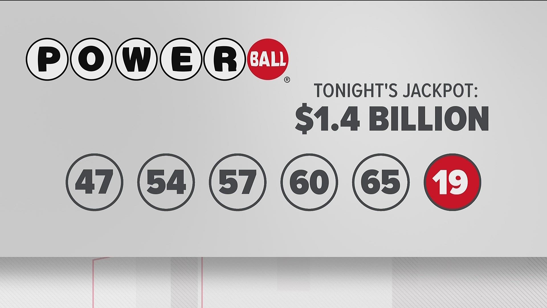 last nights winning lottery numbers