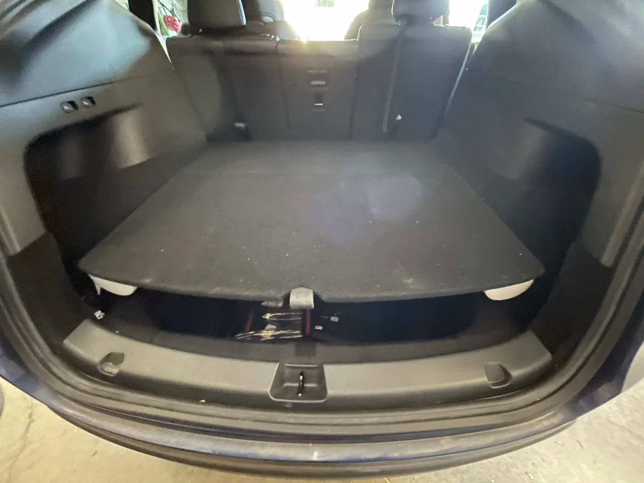 model y spare tire location