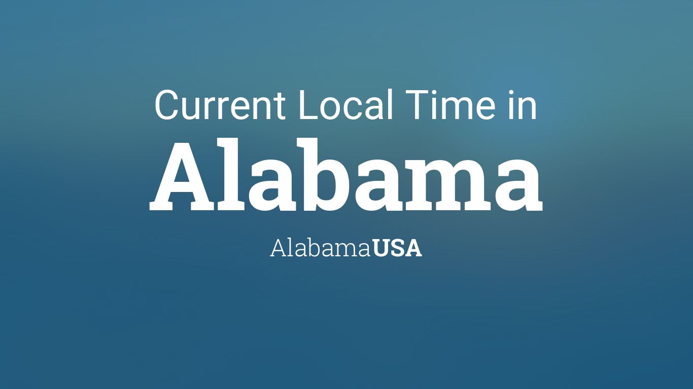 current time in alabama us