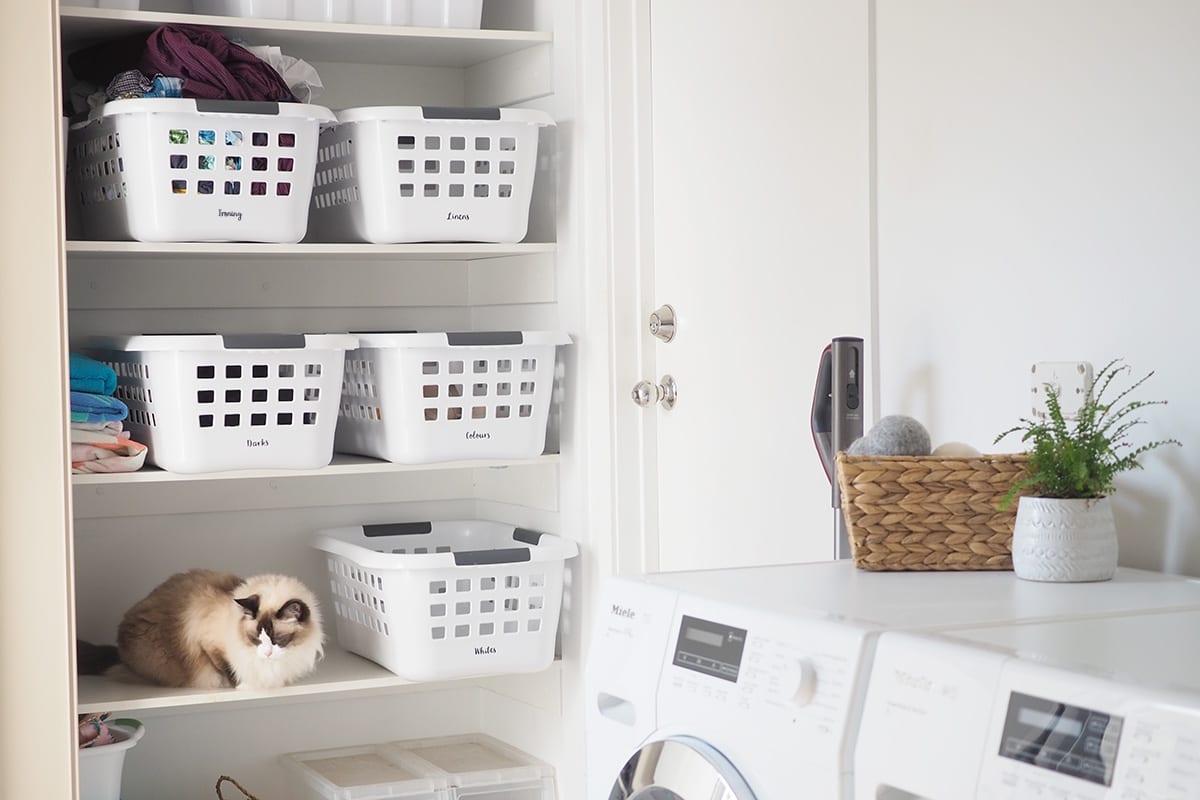 dirty laundry organizer