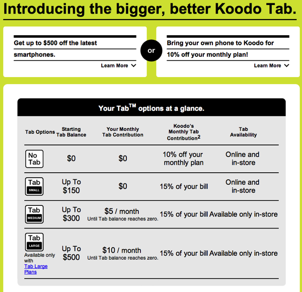 koodo tablet