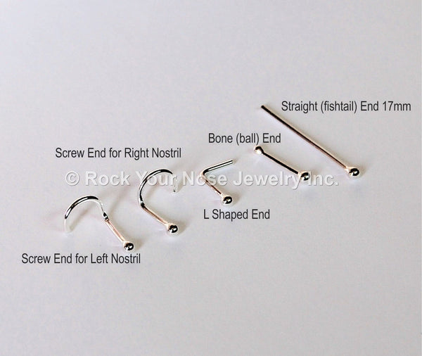 how to put in corkscrew nose stud