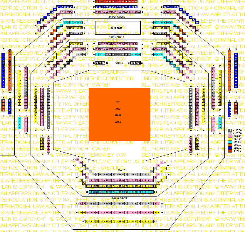 guys and dolls bridge theatre seating plan