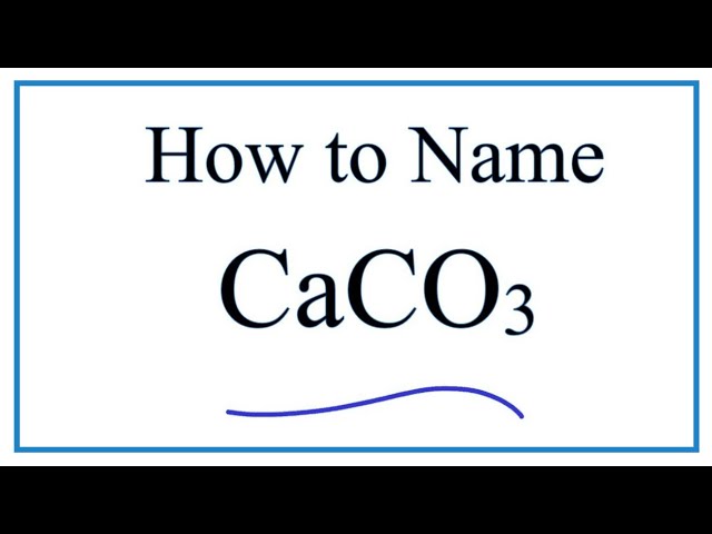 caco3 compound name