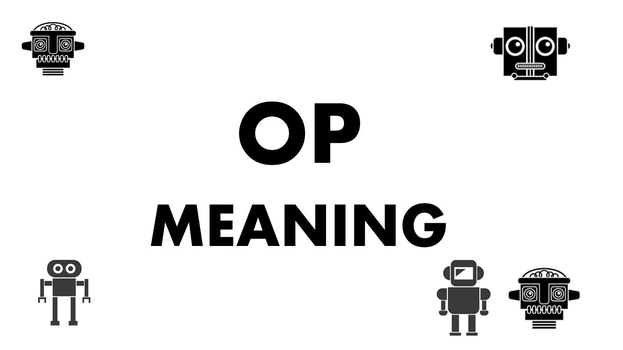 op meaning text