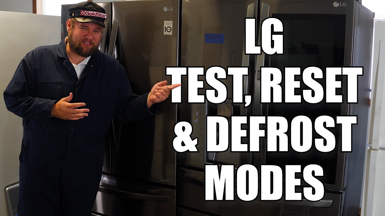 how to reset lg fridge