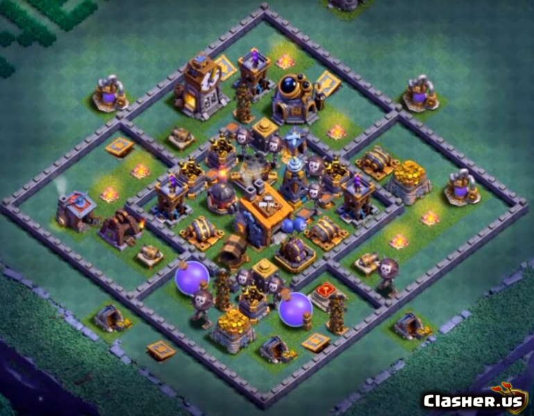 coc builder base 8