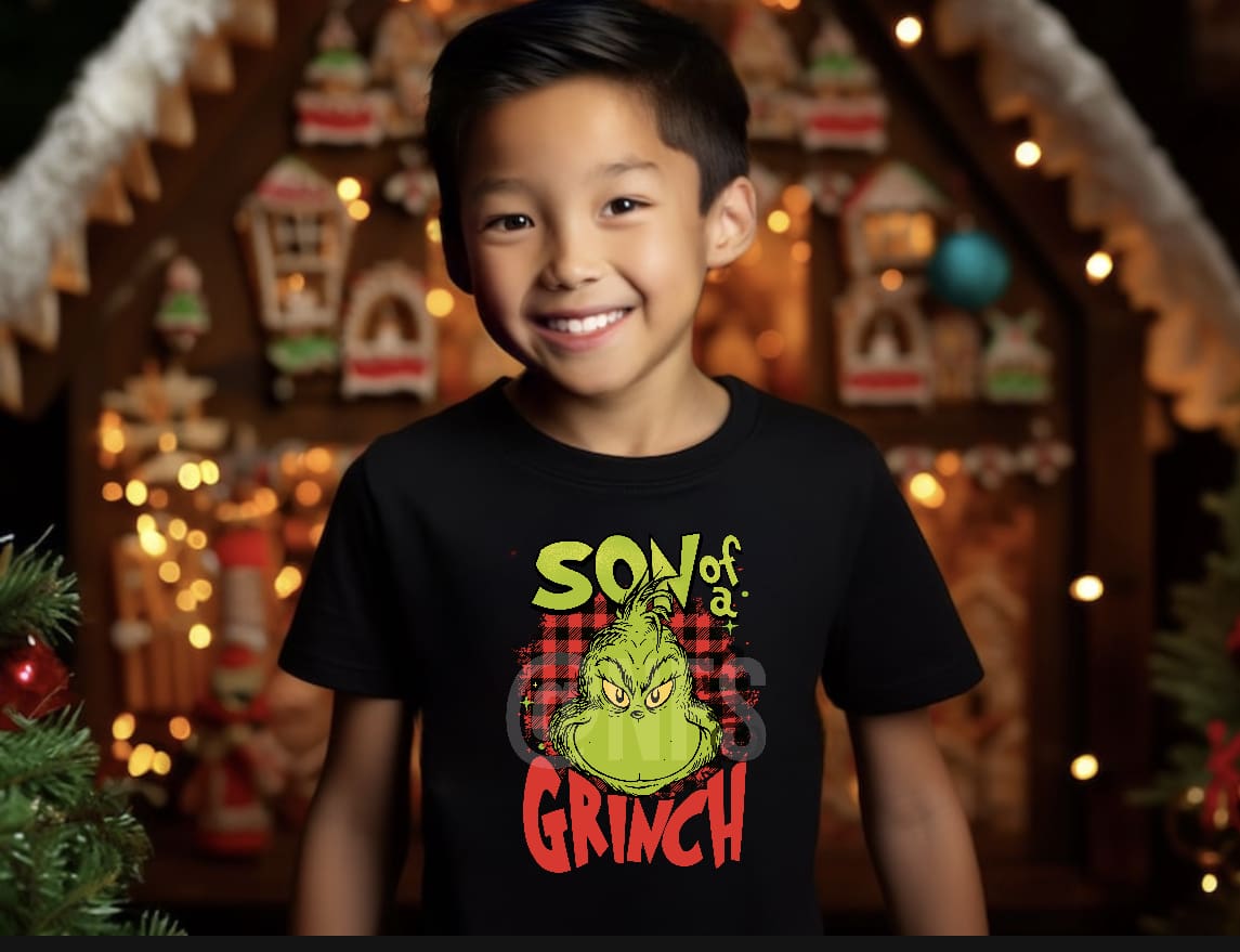 grinch kid shirt