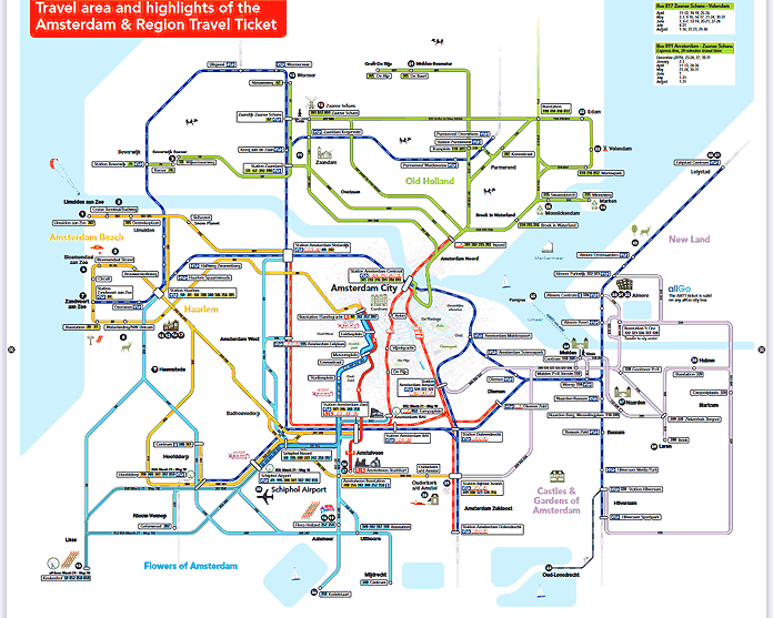 amsterdam bus prices