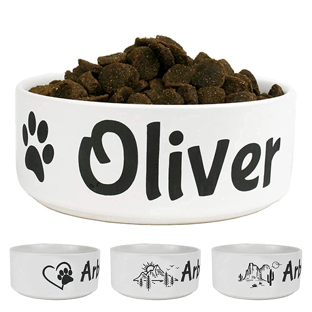 custom name dog bowls