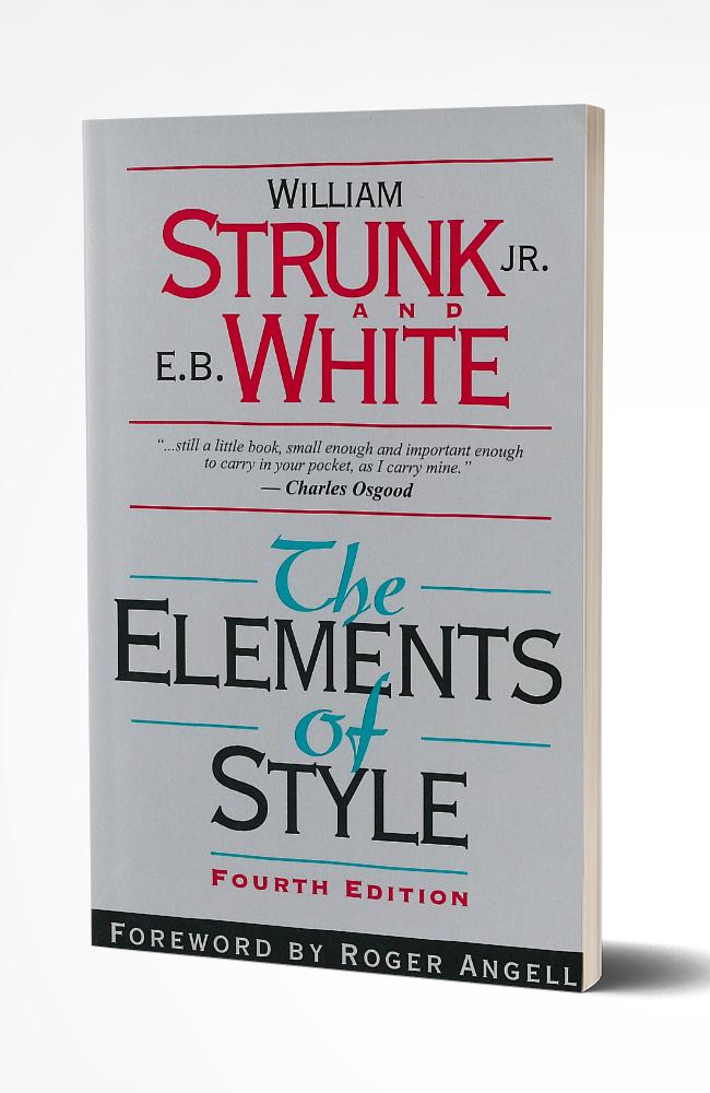 the elements of style william strunk