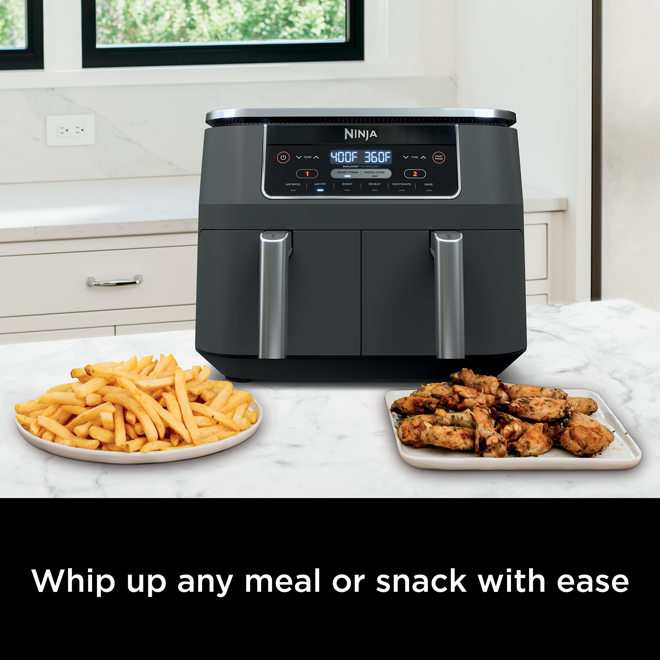 ninja 8 qt dual air fryer