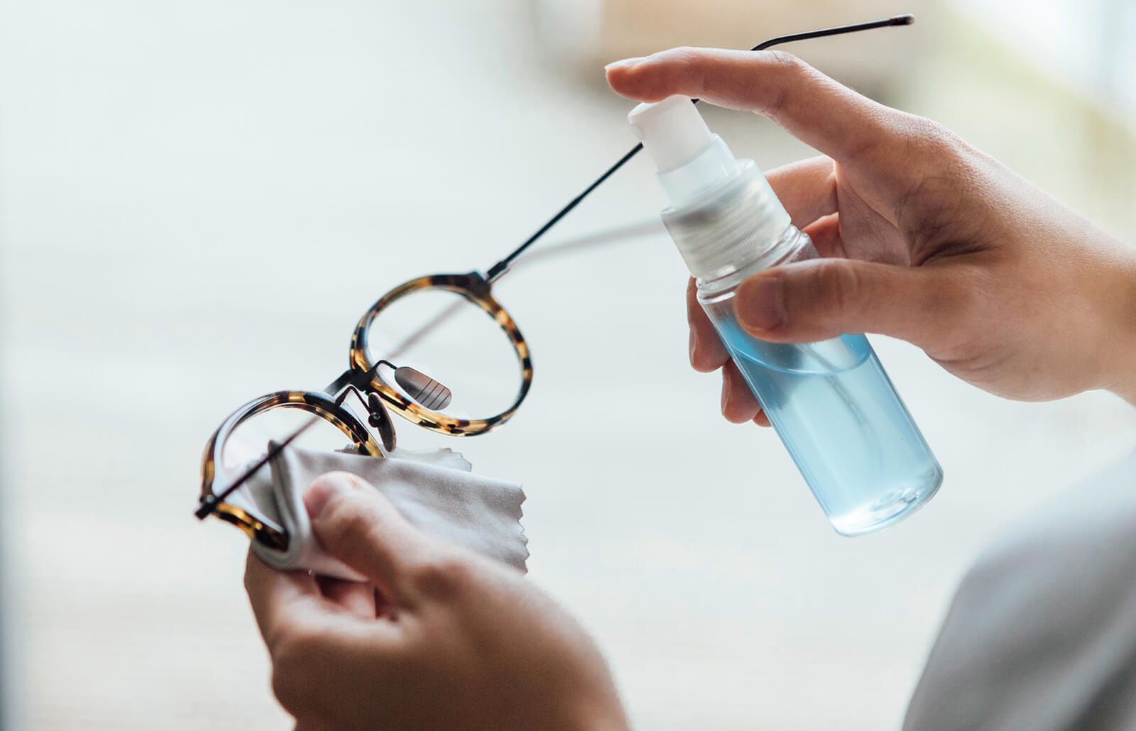 homemade eye glasses cleaner