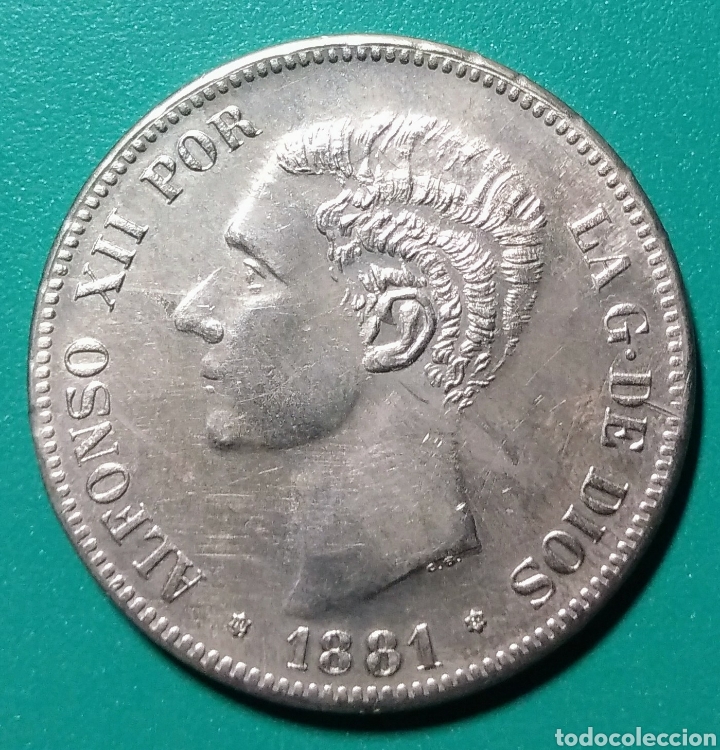 5 pesetas 1881