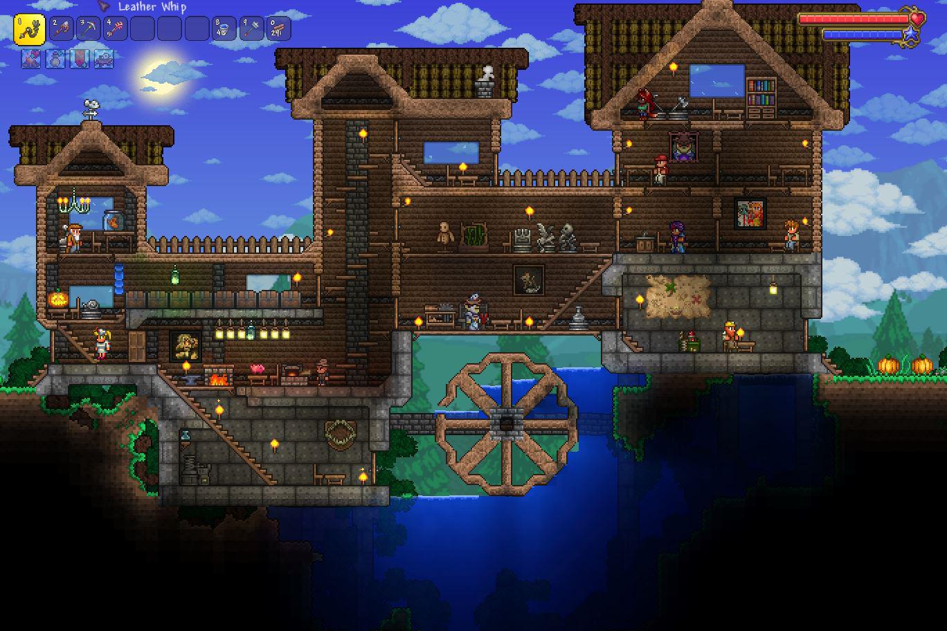 builds terraria