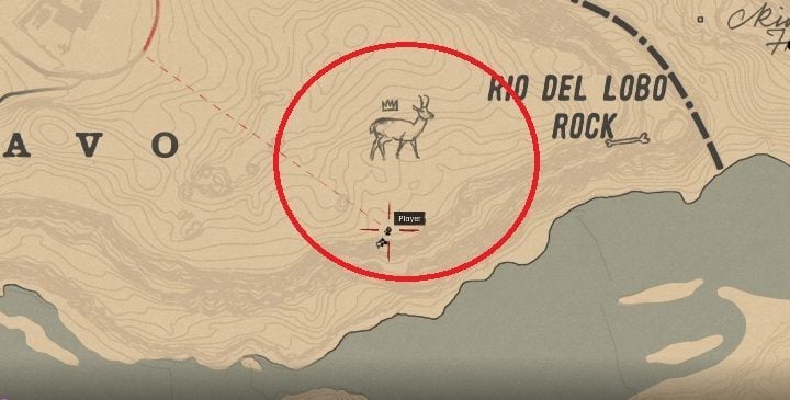 legendary pronghorn location rdr2