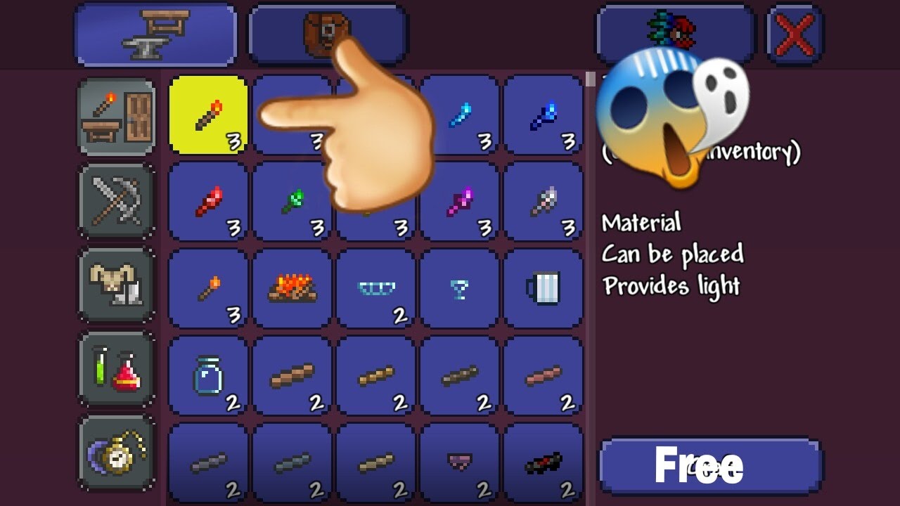 free craft terraria