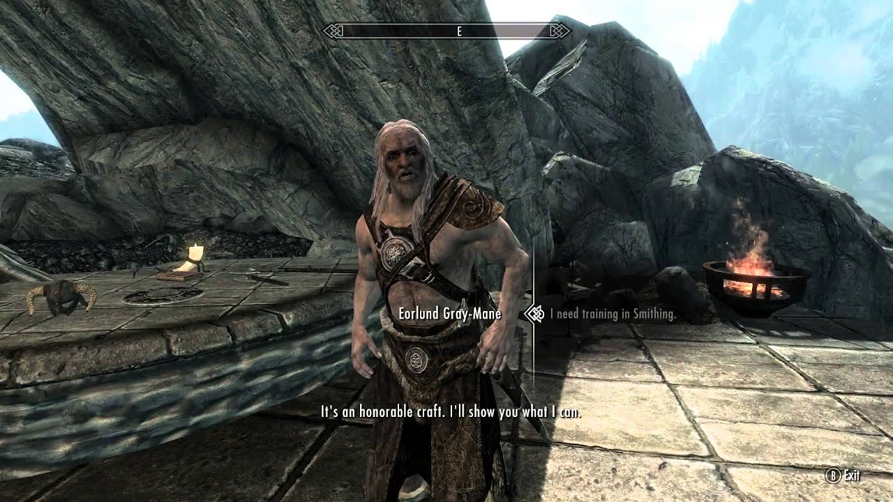 smithing skyrim trainer