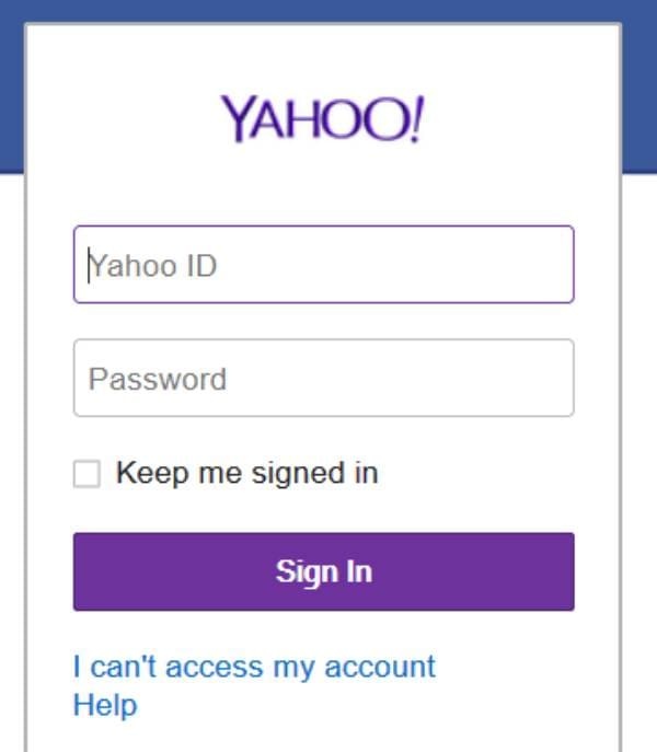 sign into yahoo.com