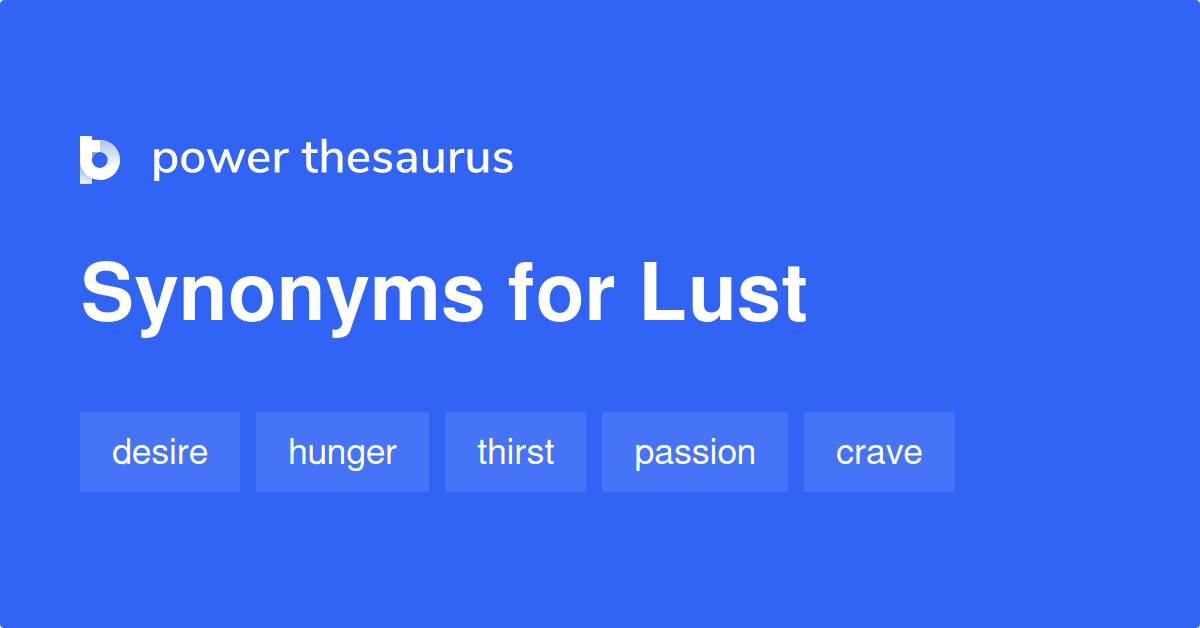 lust synonym