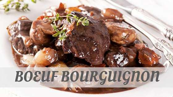 beef bourguignon pronunciation