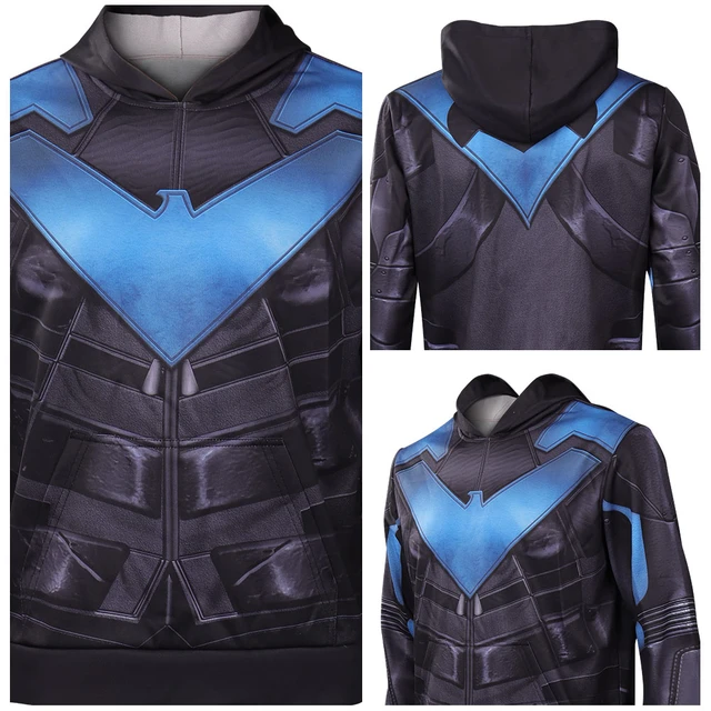 nightwing cosplay hoodie