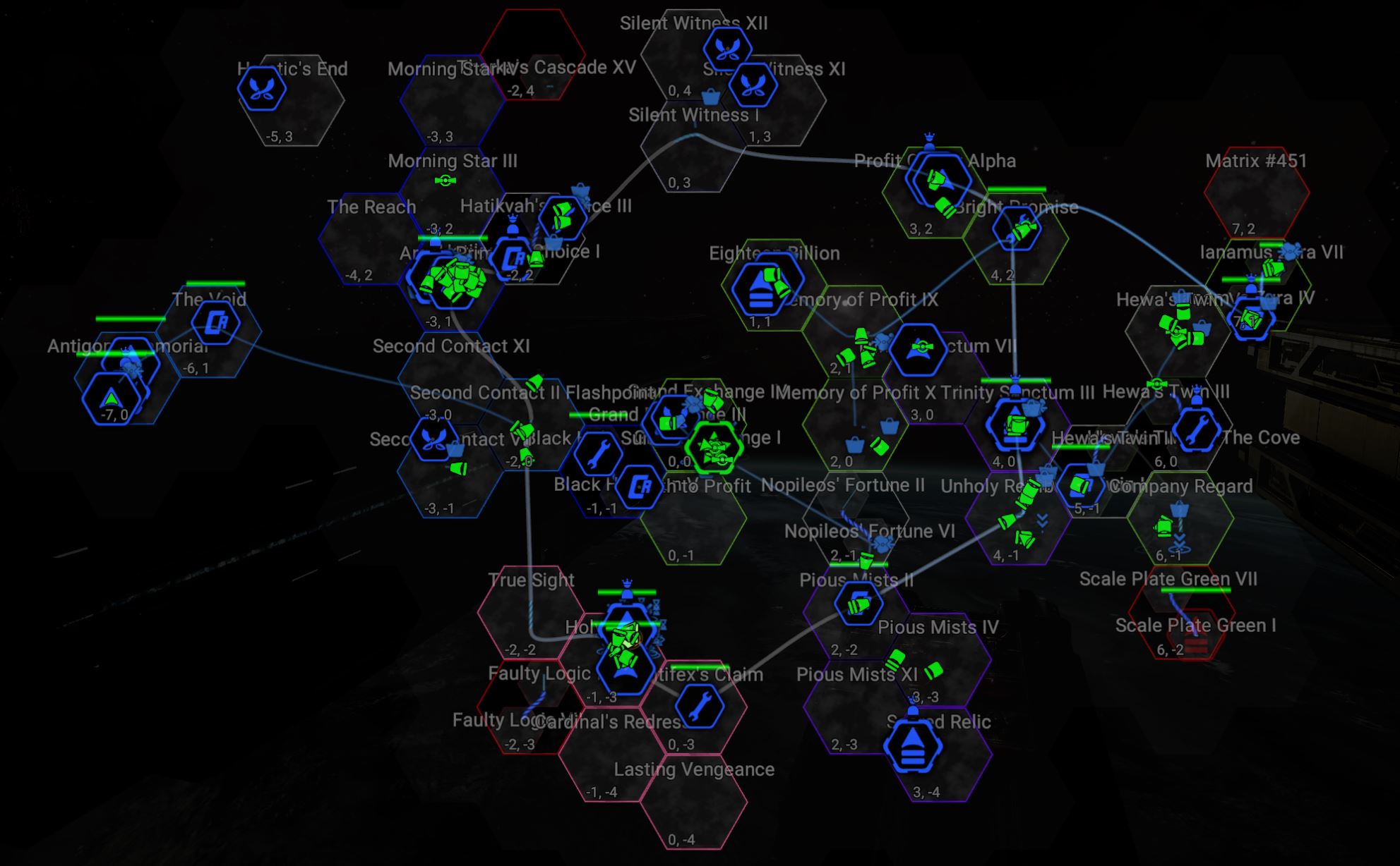 x4 foundations map