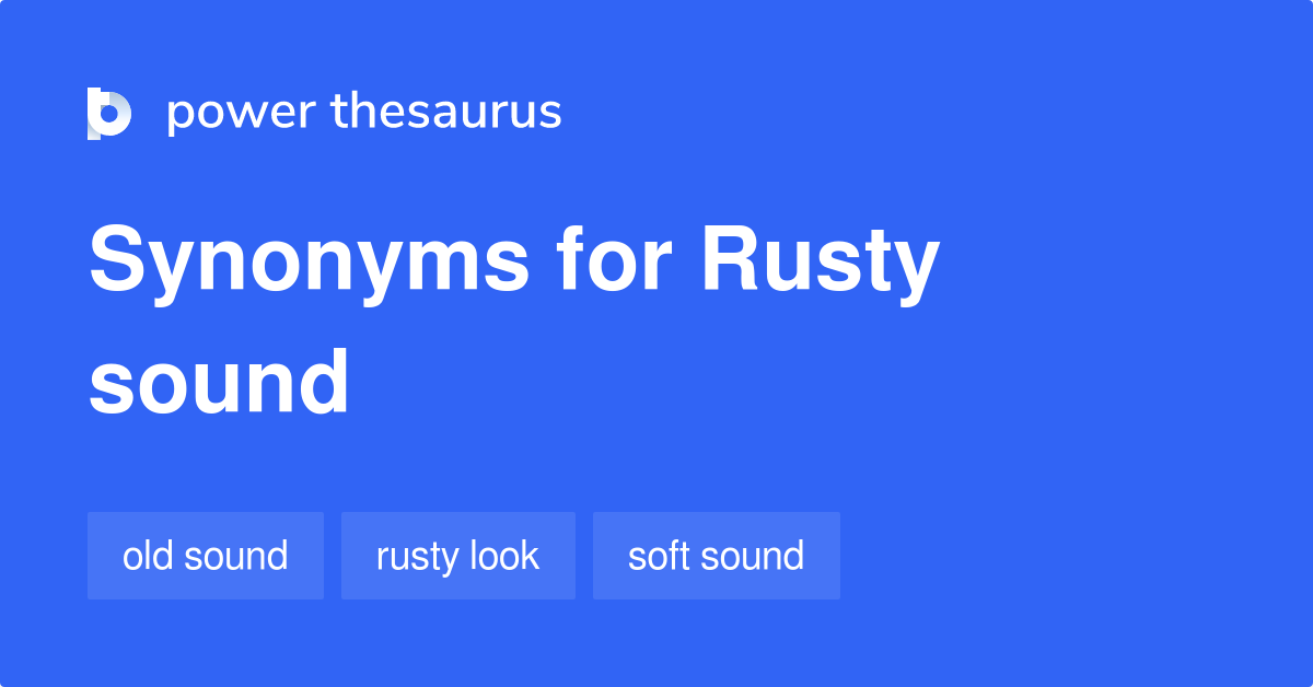 synonyms of rusty