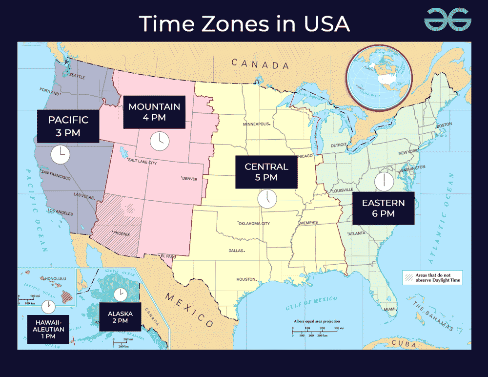 washington time zone