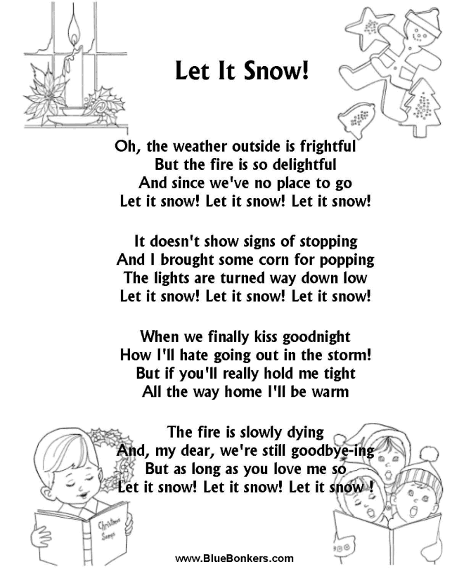 snow lyrics