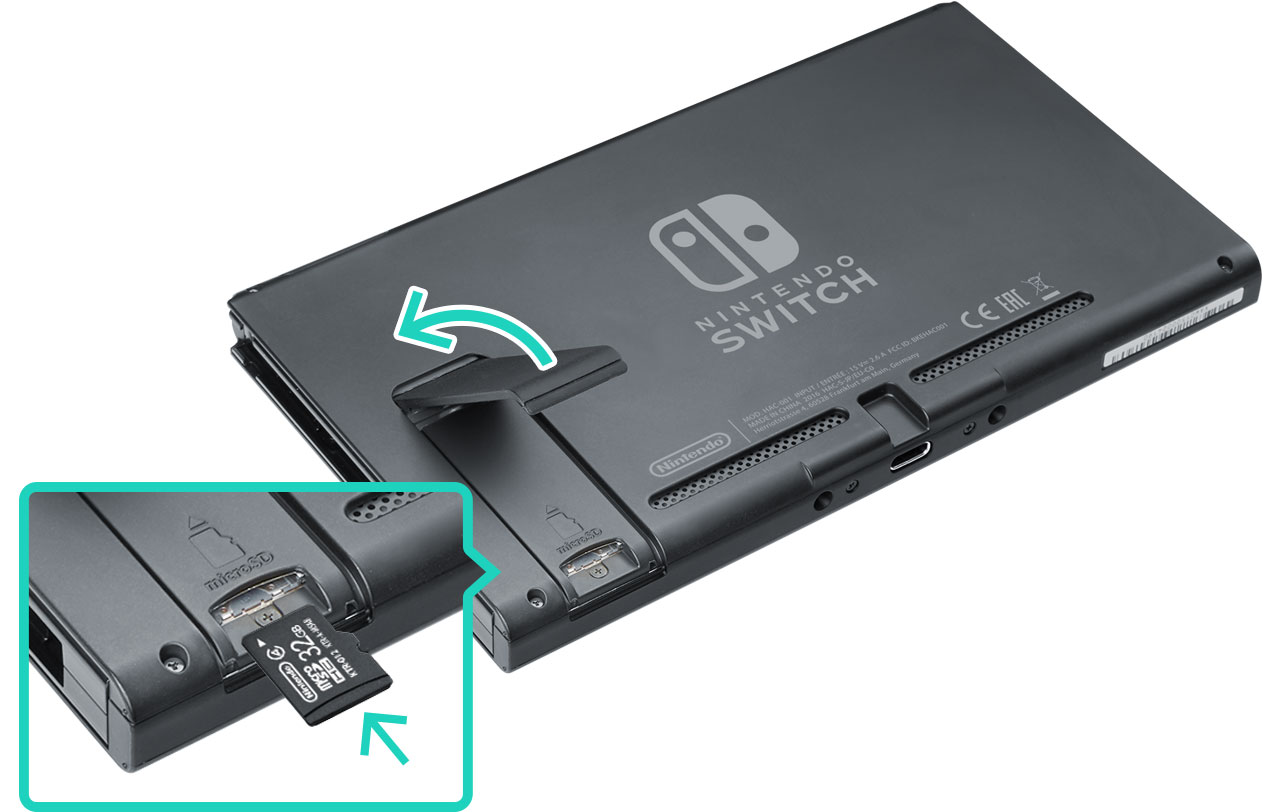 micro sd slot nintendo switch