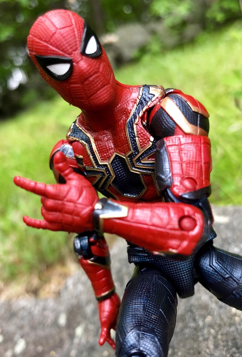 iron spider marvel legends infinity war