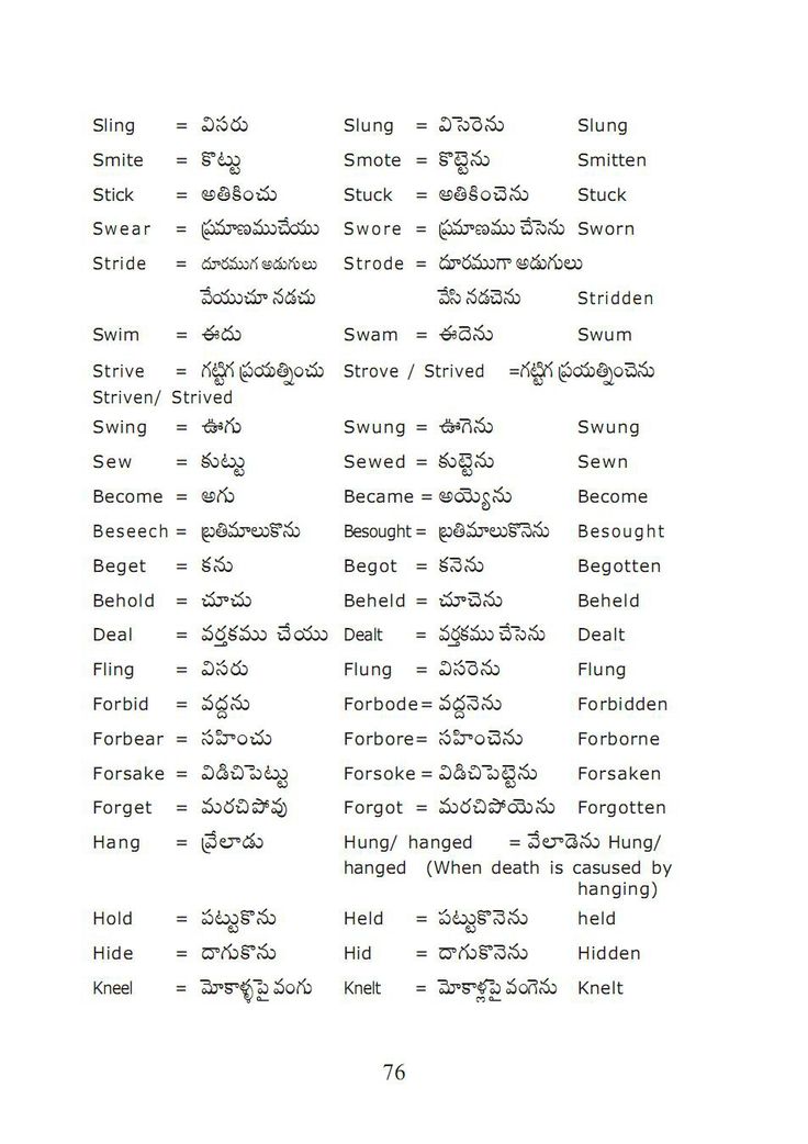 swam meaning in telugu