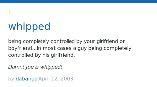 whip urban dictionary