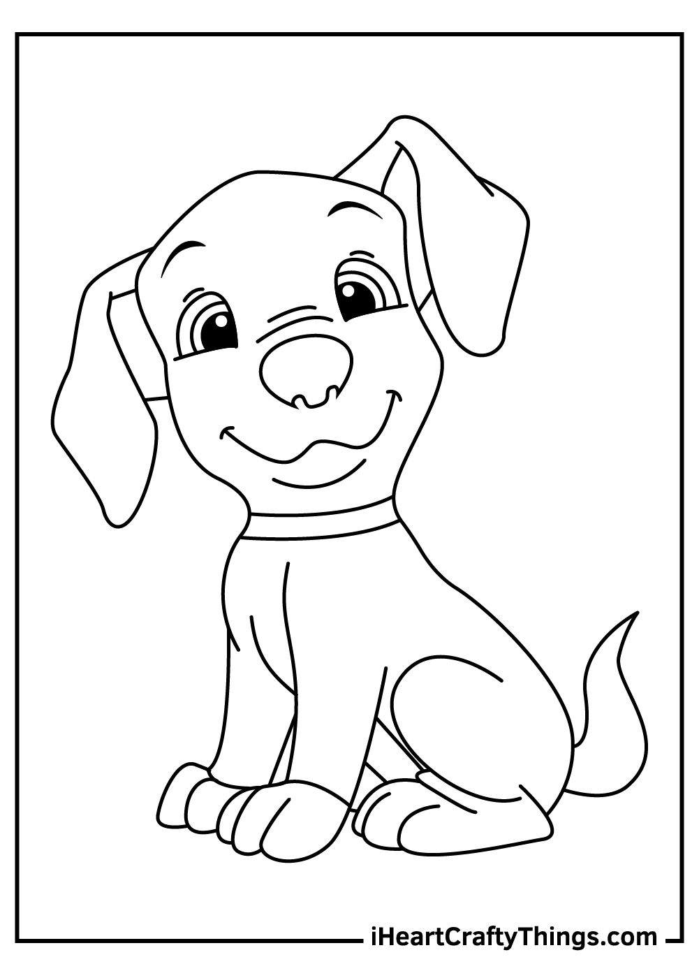 animal easy coloring pages
